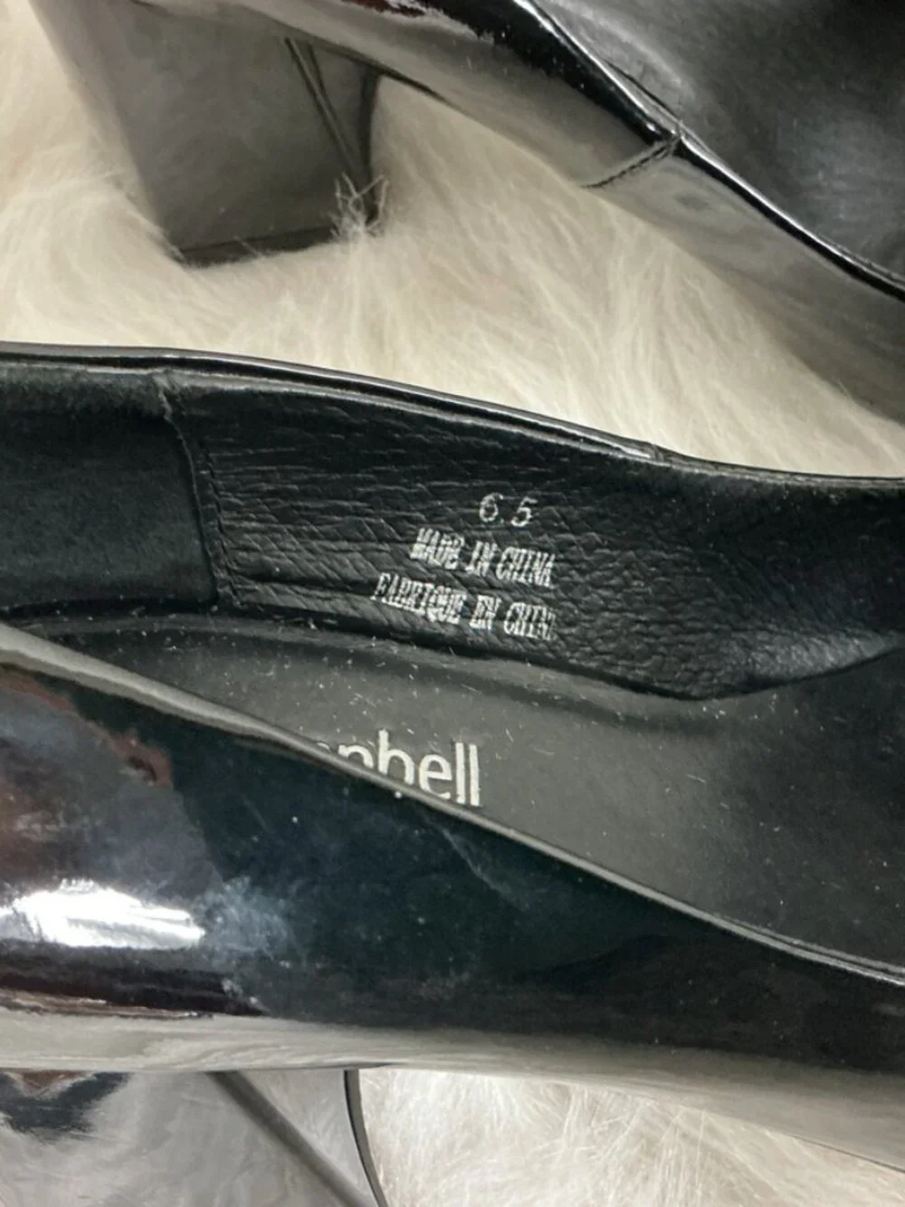 Jeffrey Campbell Tippi Black Patent Leather Silver Metal Pump Block Heels 6.5